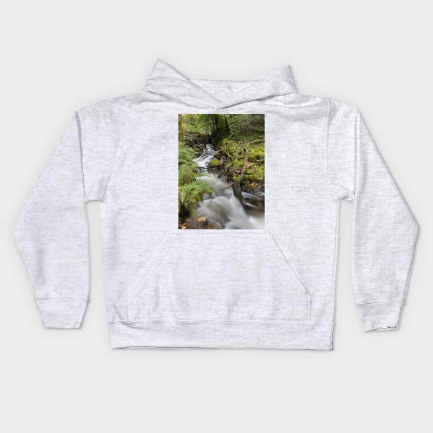 Lake District Waterfall Kids Hoodie by Graz-Photos